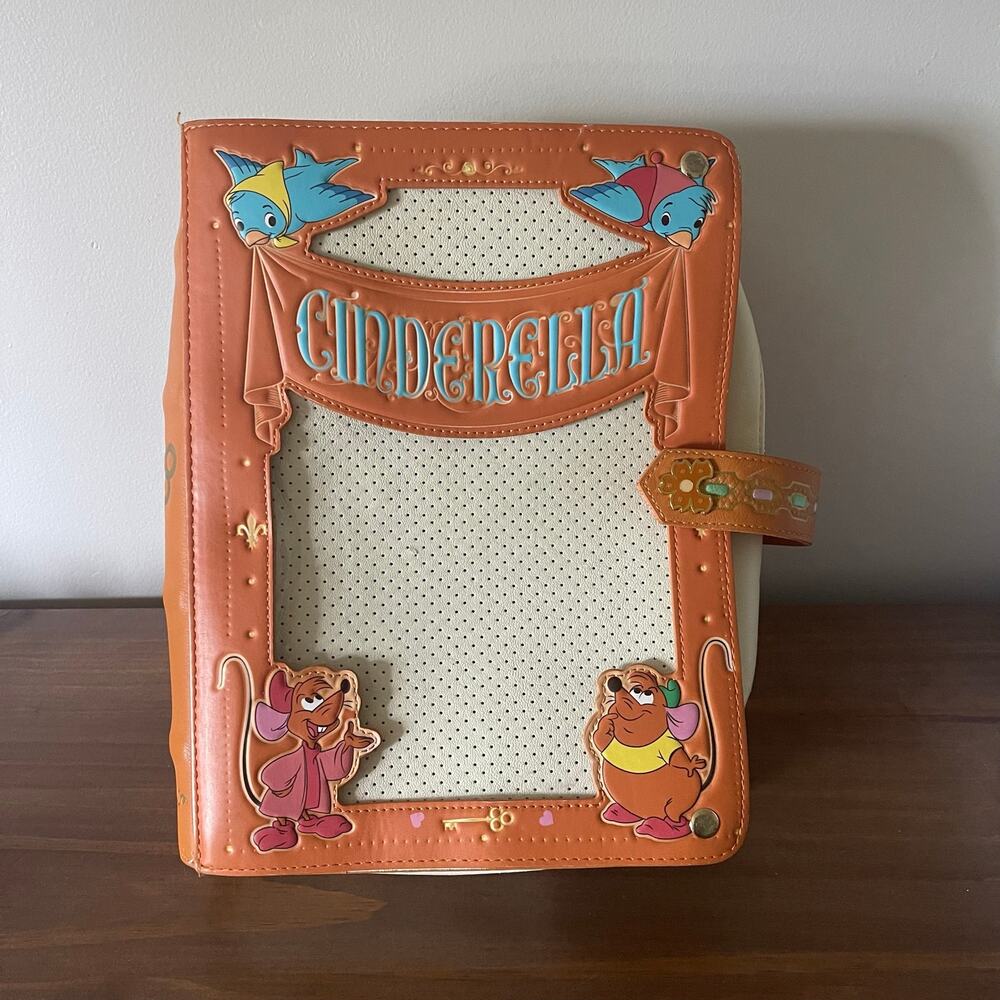Loungefly Disney • Cinderella Pin Trader Collector Mini Backpack